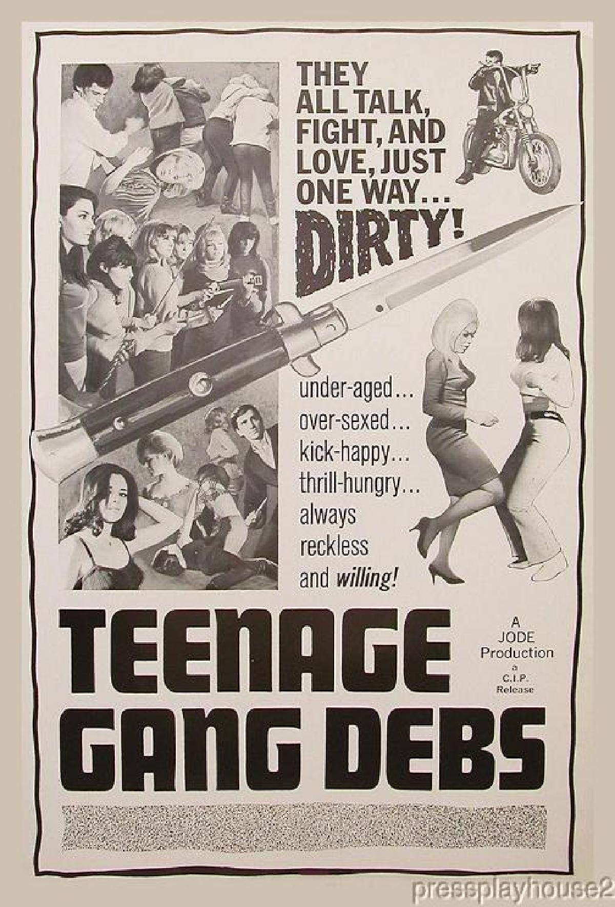 Teenage Gang Debs DVD 1966 Diane Conti Tough Inner City Teen